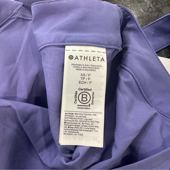 NWT Athleta Arrival Dress Size Extra Small XS Blue Athleisure - Picture 10 of 10